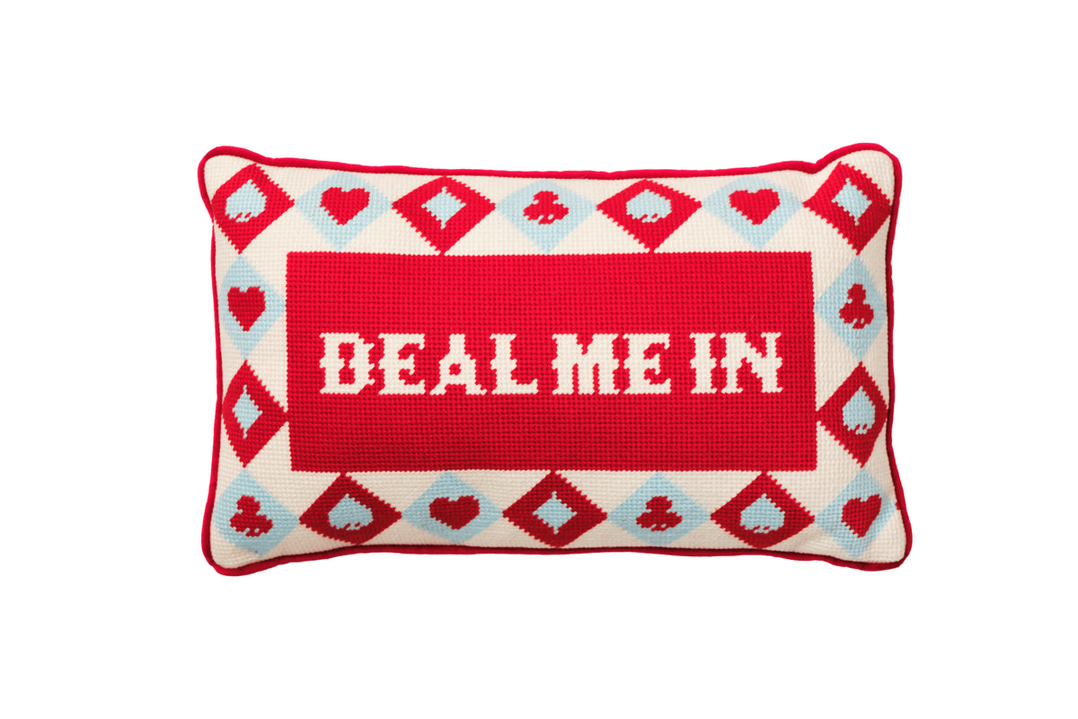 TML x Furbish Studio Pillow - Deal Me In