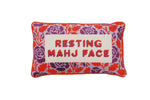 TML x Furbish Studio Pillow - Resting Mahj Face