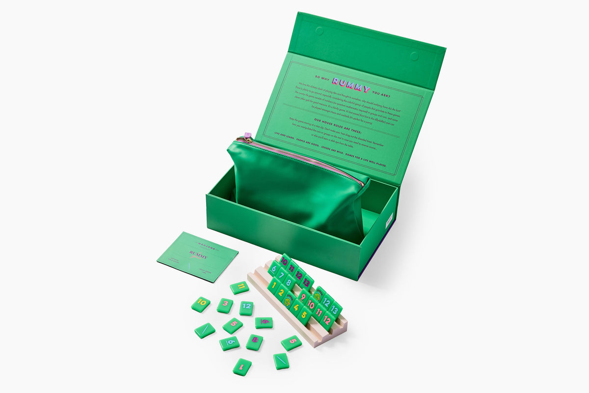 Rummy Tile Set: Kelly Green