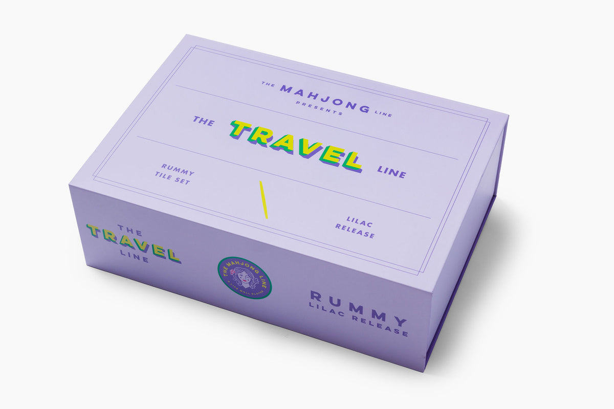 Travel Rummy Set: Lilac