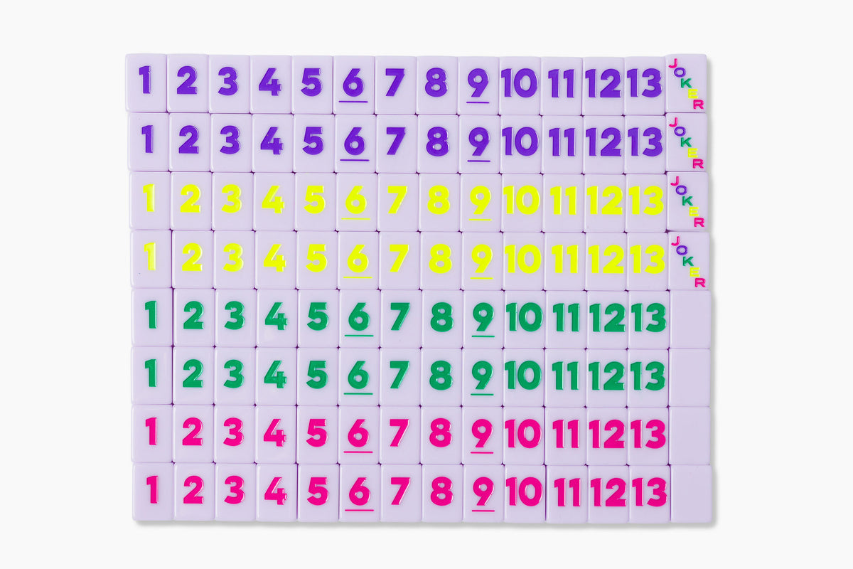 Travel Rummy Set: Lilac