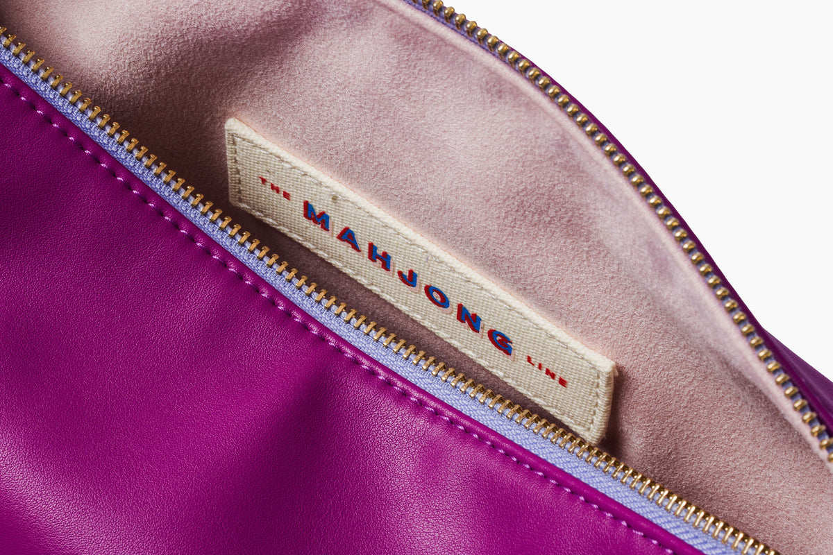 Travel Rummy Set: Plum