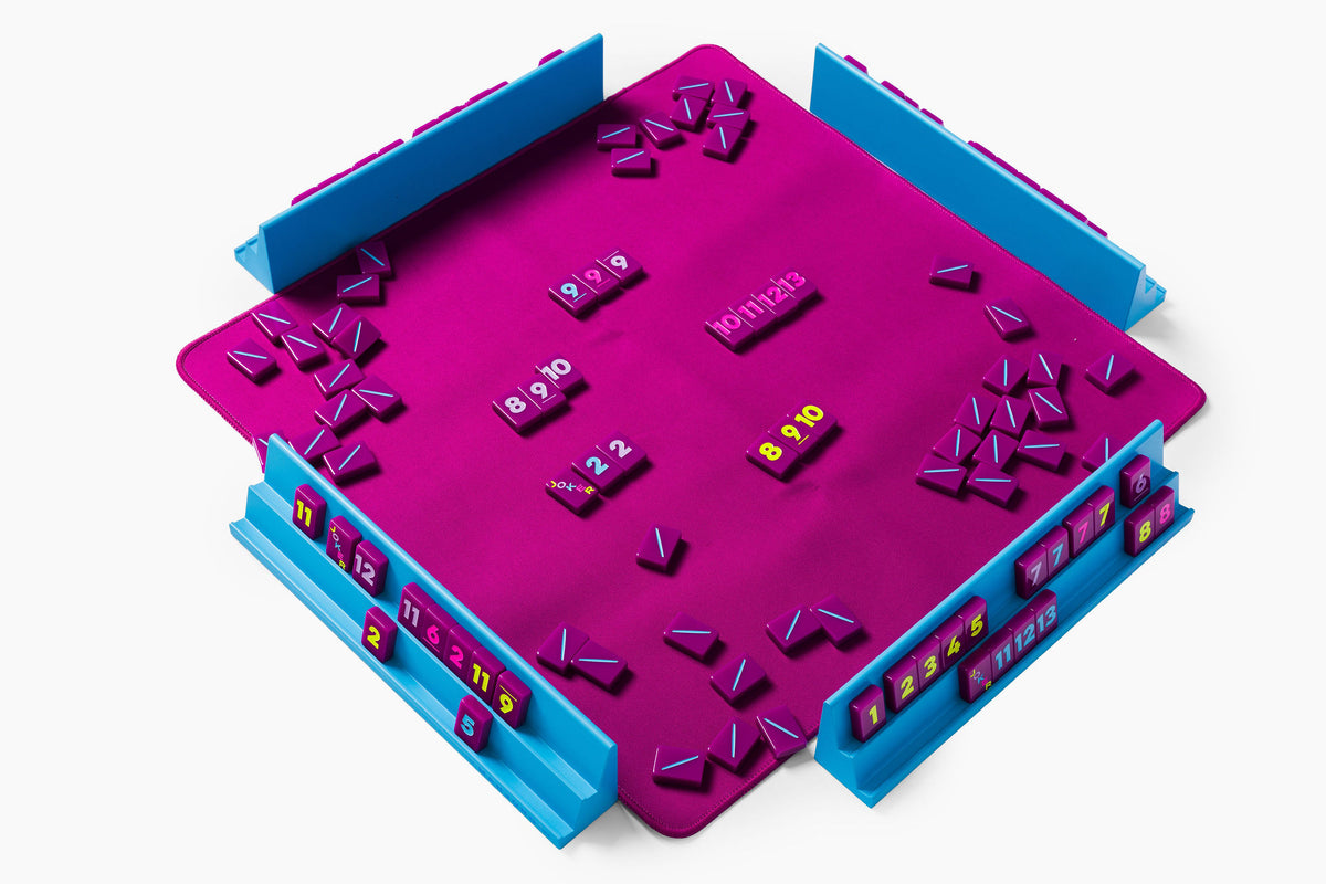 Travel Rummy Set: Plum