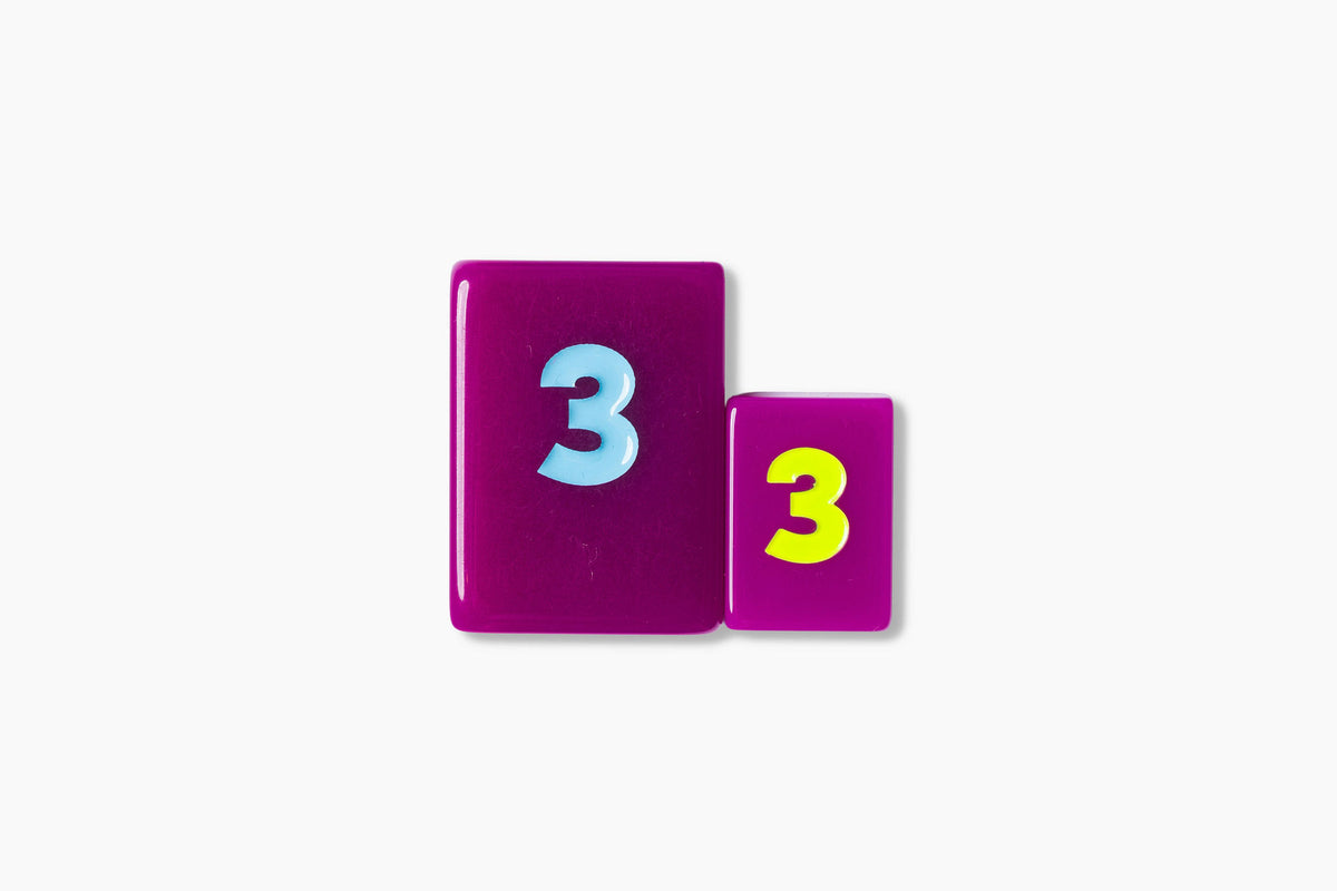 Travel Rummy Set: Plum