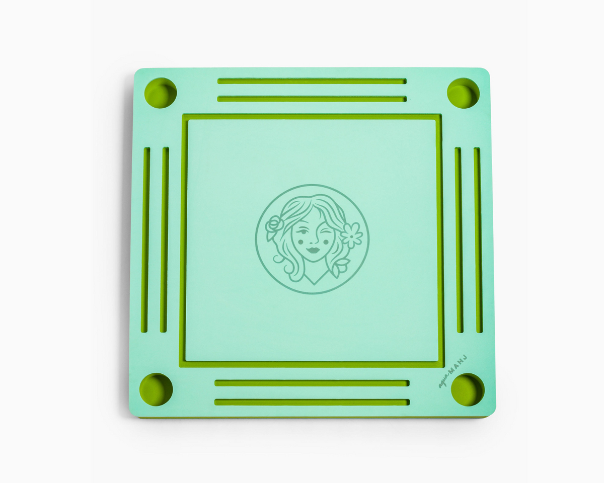 AquaMahj Floating Game Table: Green