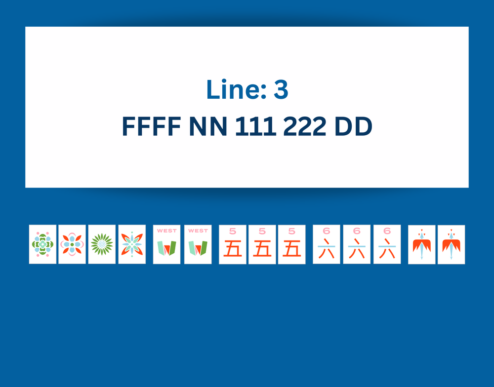 The Big Card 2026 // Section: Consecutive Numbers– The Mahjong Line