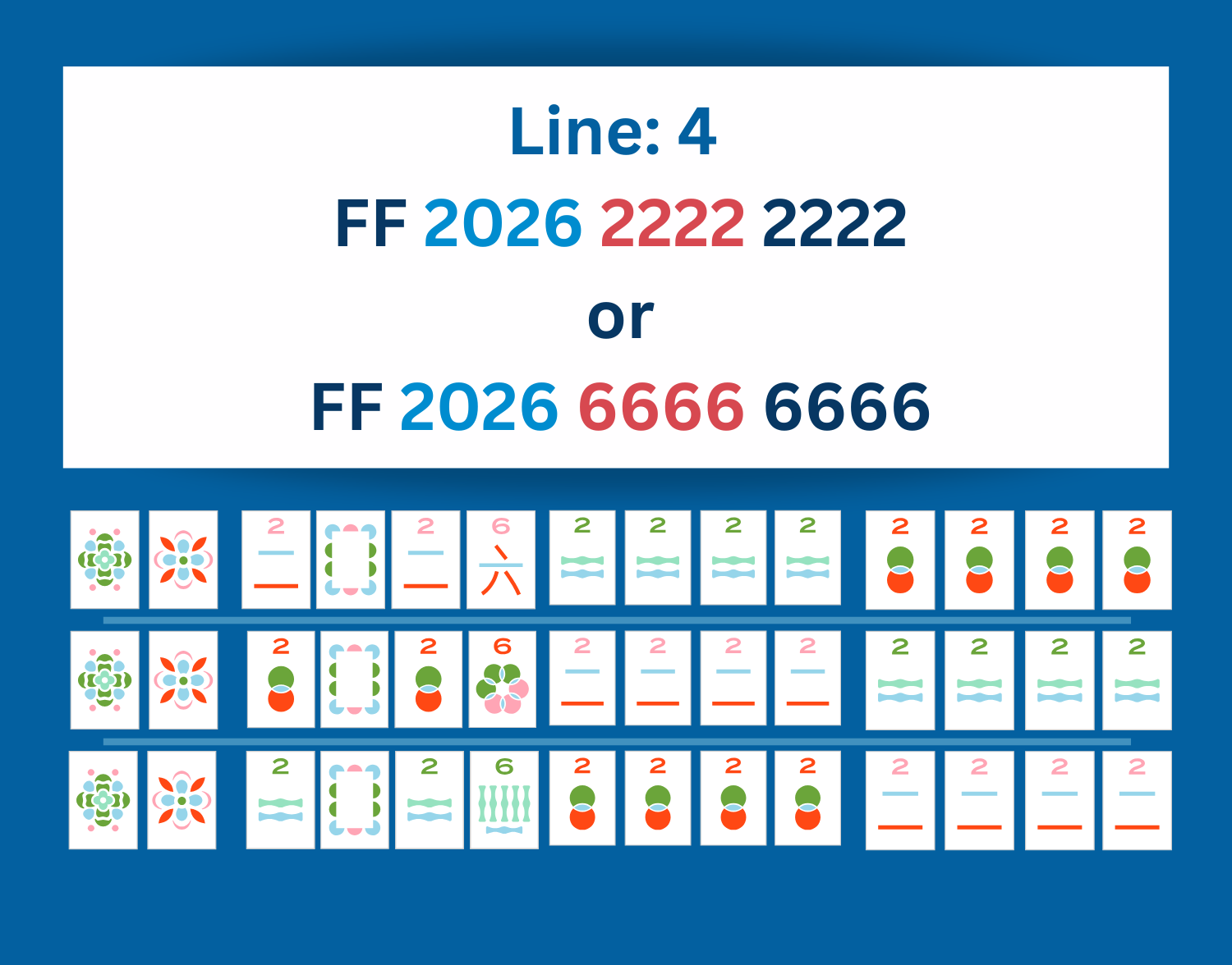 The Big Card 2026 // Section: 2026– The Mahjong Line