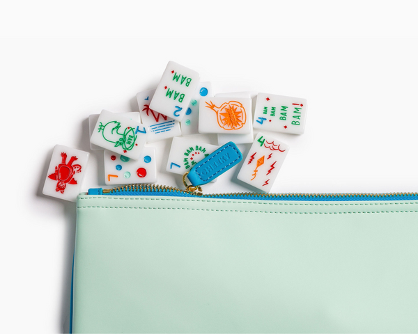 The Cheeky Line: Vegan Leather Tile Bag– The Mahjong Line