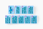 The Mountain Line: Sky Blue Mahjong Tiles