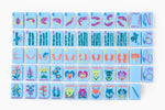 The Mountain Line: Sky Blue Mahjong Tiles