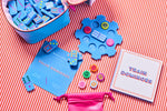 Train Dominoes: Ceylon Blue