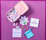 Train Dominoes: Lilac