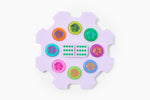 Train Dominoes: Lilac