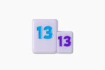 Travel Rummy Set: Lilac