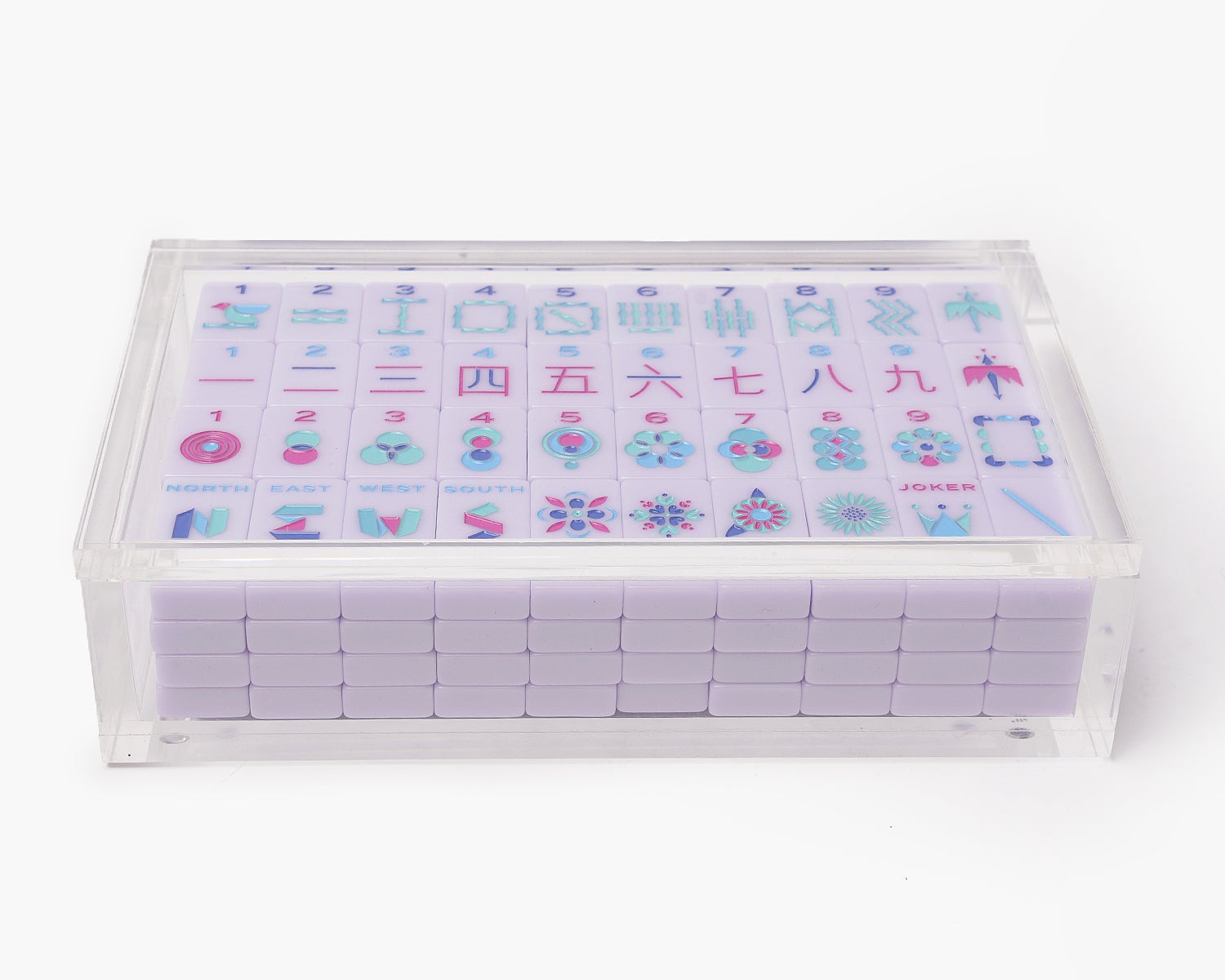Custom mahjong set, high-quality mahjong set acrylic mahjong OEM