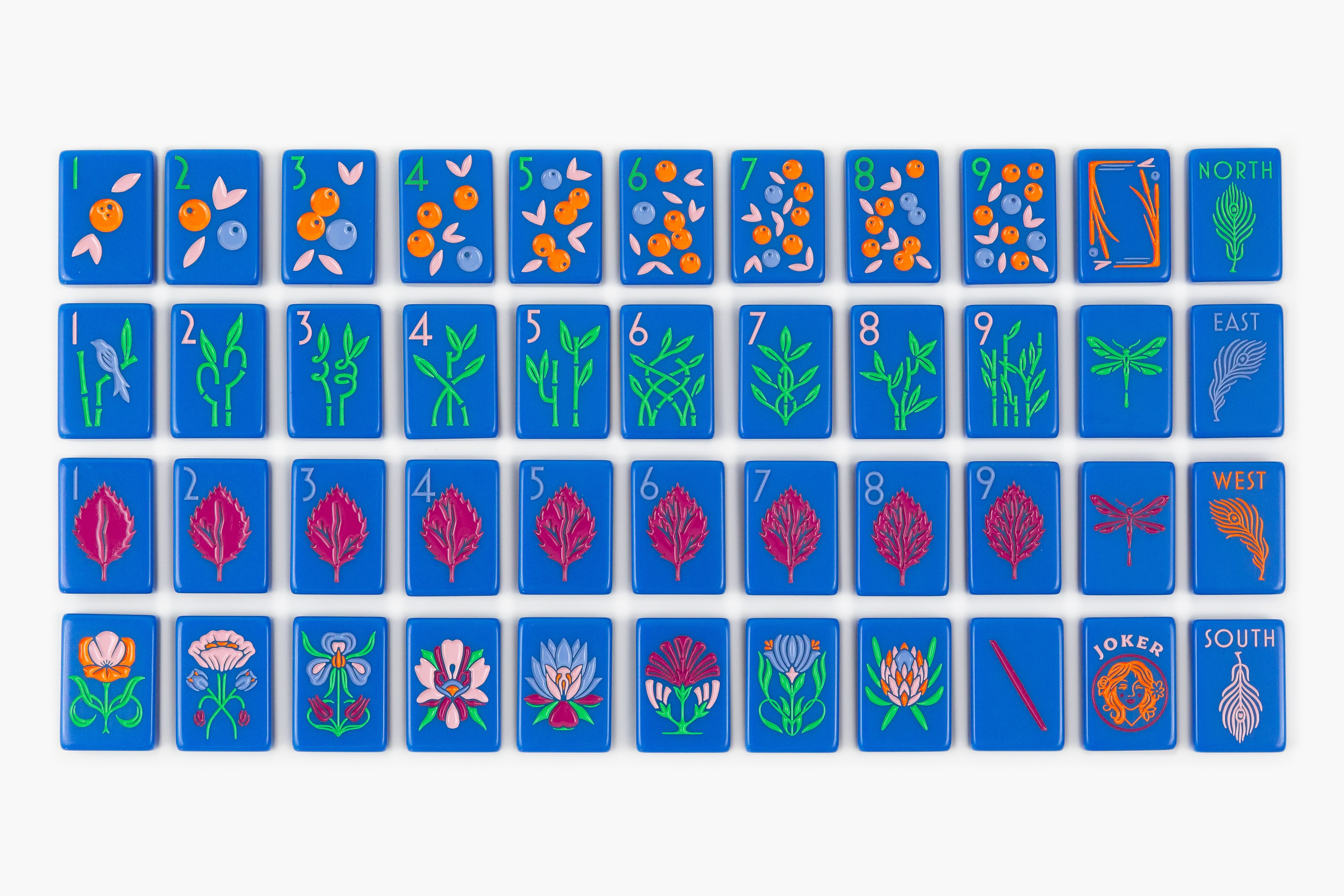 The Botanical Line - Mahjong Tile Set - Blue-Eyed Jack Release – The Mahjong  Line