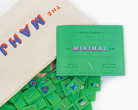 The Minimal Line: Kelly Green 2.0 Mahjong Tiles