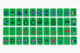 The Minimal Line: Kelly Green 2.0 Mahjong Tiles