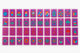 The Minimal Line: Neon Purple 2.0 Mahjong Tiles